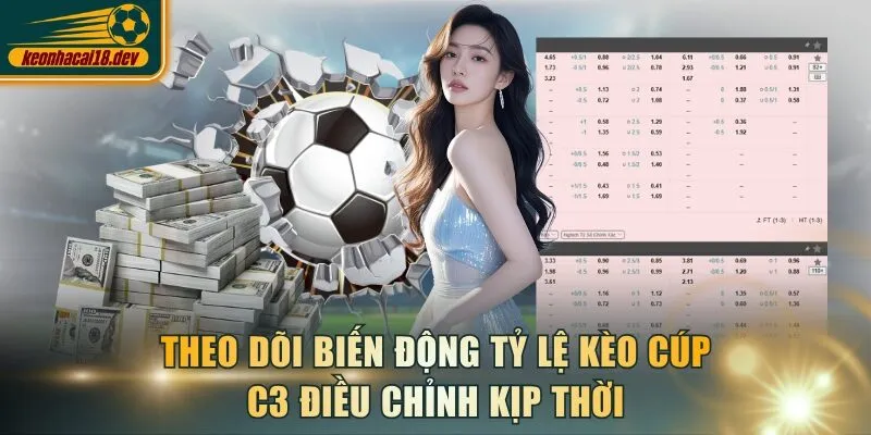 Theo dõi biến động tỷ lệ kèo cúp C3 điều chỉnh kịp thời